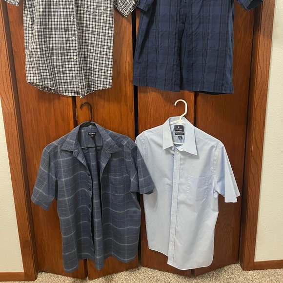 10 Men's MEDIUM SIZE Short Sleeves Shirts in Great Condition! - Picture 4 of 6
